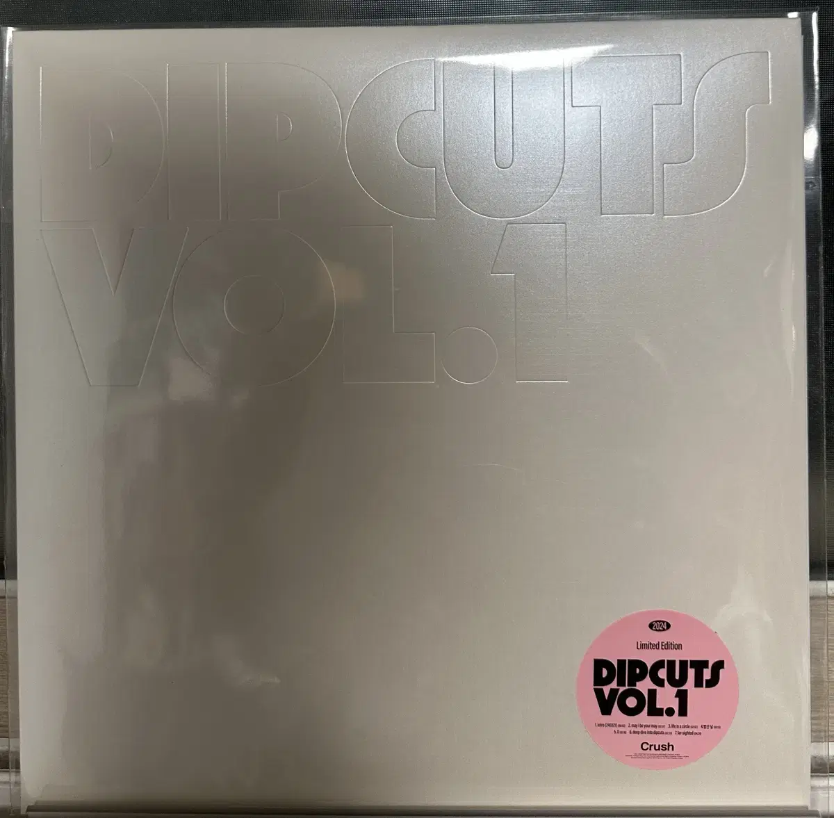 크러쉬 Dip cuts vol.1 LP 미개봉